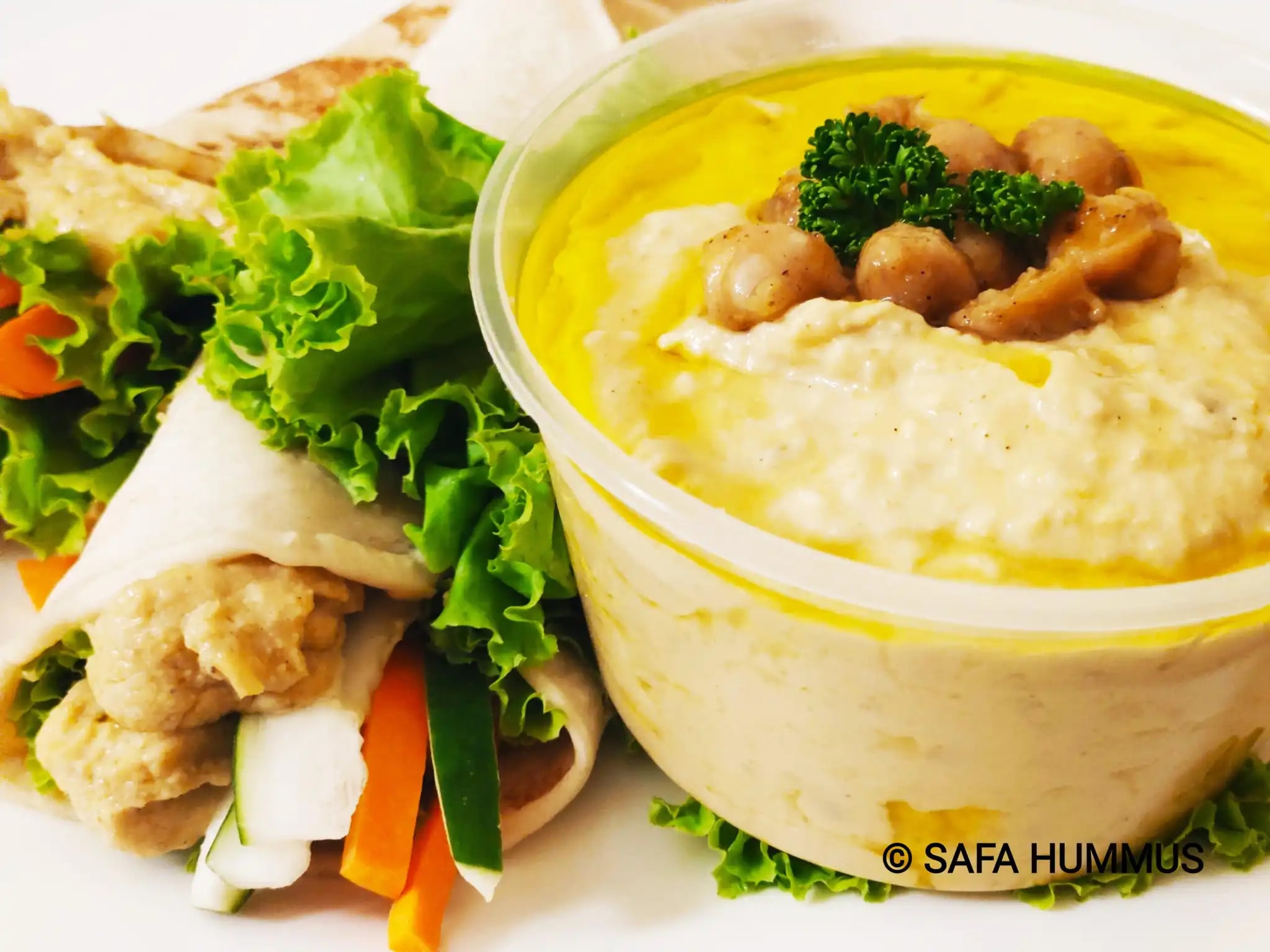 SAFA Hummus Serving Sample