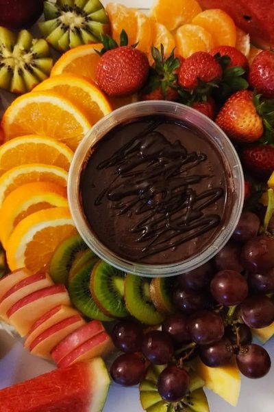 Fruits and Dark Choco Vegan Fudge